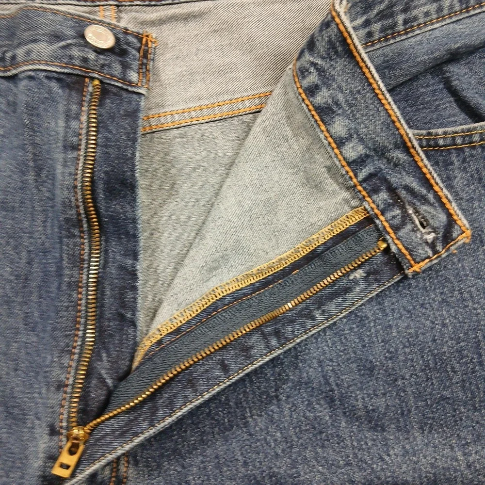 Levi's 550 Relaxed Fit Tapered Leg Jeans‎ Mens 50x32 Dark Wash Blue Denim EUC
